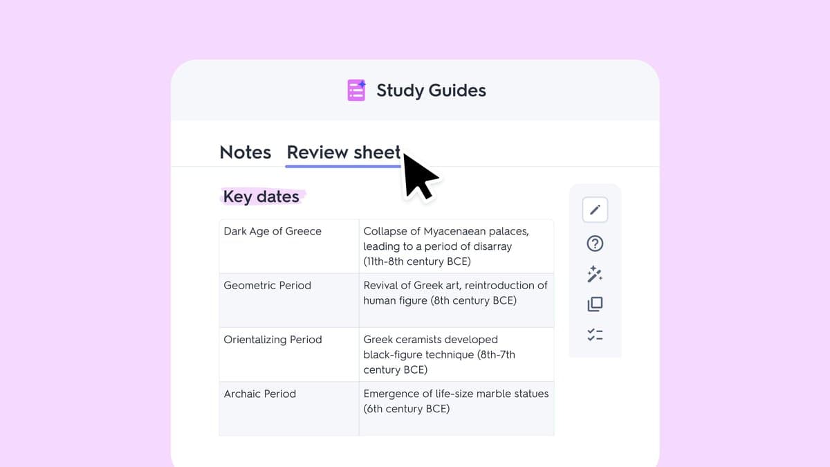 AI study tools displayed on multiple devices showing flashcards, notes, and quiz interfaces