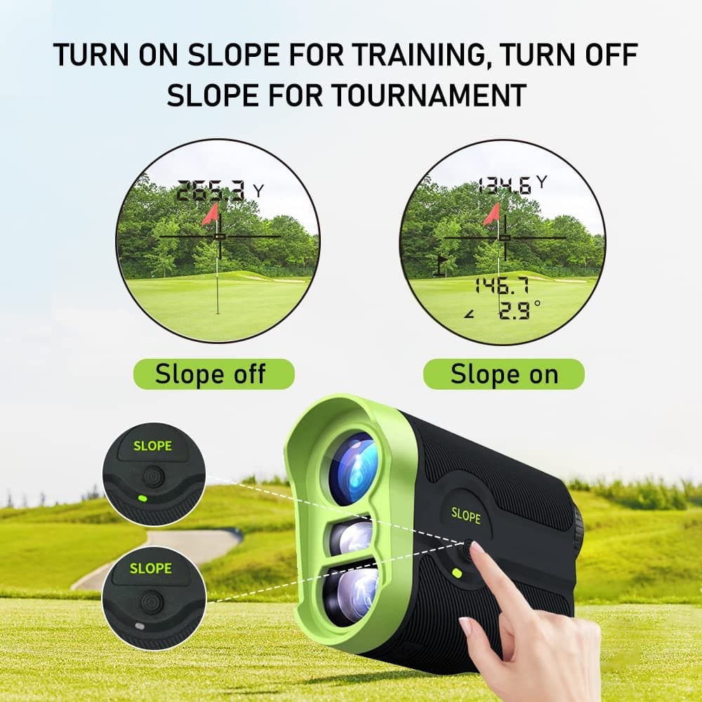 REVASRI golf rangefinder compact design with slope functionality