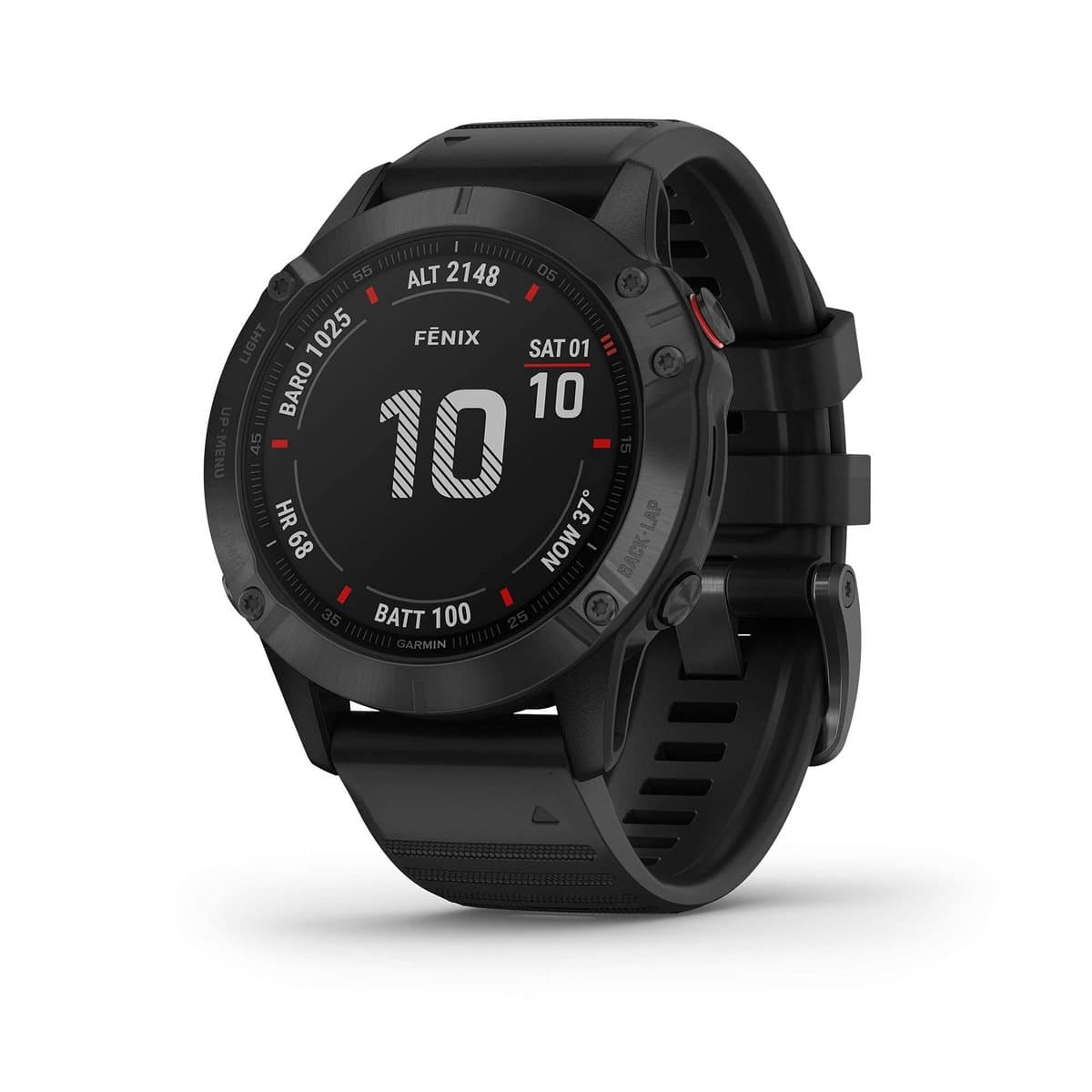 Garmin Fenix 6 Pro showing topographic mapping features