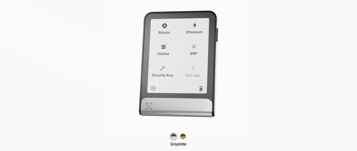 Ledger Flex premium hardware wallet with large display