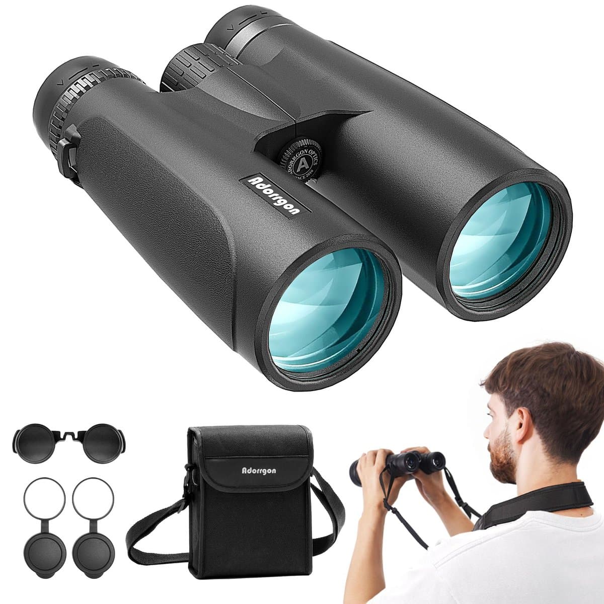 Vortex Crossfire binoculars showing larger objective lenses for enhanced light gathering