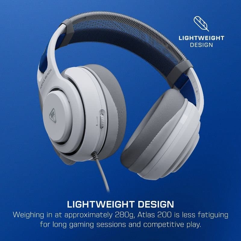 Turtle Beach Atlas 200 wireless gaming headset with signature Turtle Beach design and precision audio tuning