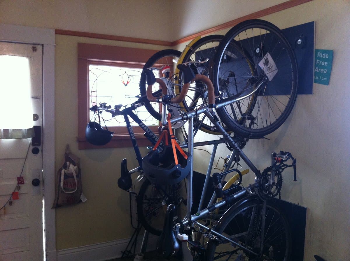 Harison recumbent bike in a family living space