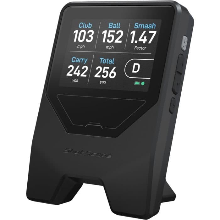 Shot Scope LM1 launch monitor in action
